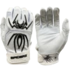 2022 Spiderz ENDITE Batting Gloves: White And Black
