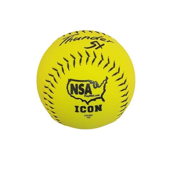 Dudley Thunder SY HYCON ICON NSA 12" Synthetic Slowpitch Softballs (DOZEN): 4E824Y - Image 2