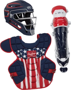 Rawlings ADULT USA VELO 2.0 Catcher's Gear Box Set: CSV2A-NSW