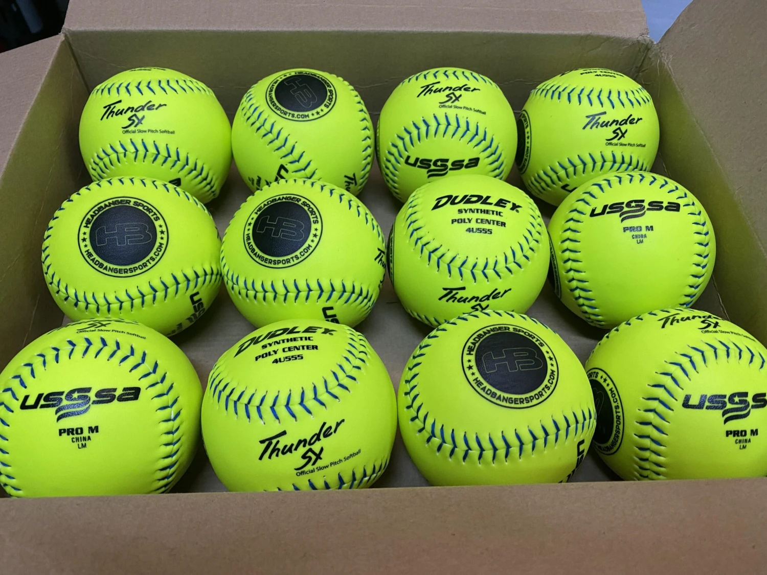 Dudley Thunder SY Slowpitch Softball 12” USSSA PRO M – (DOZEN): 4U555 - Image 2
