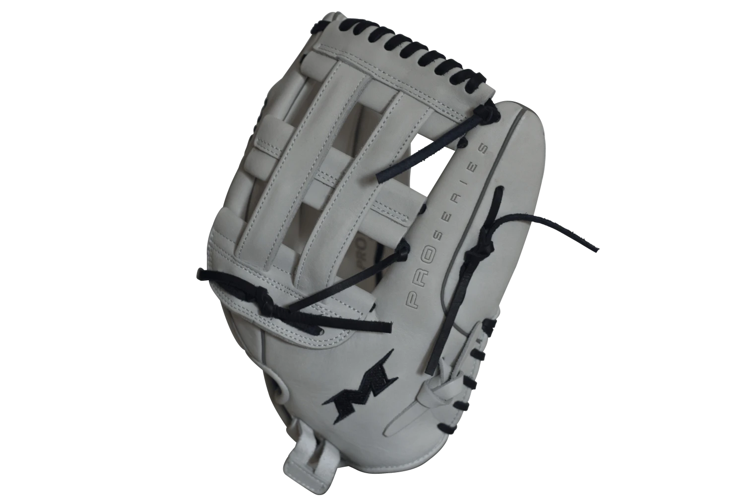 Miken Pro Series 14" Slow Pitch Fielding Glove - White/Navy: PRO140WN - Image 4