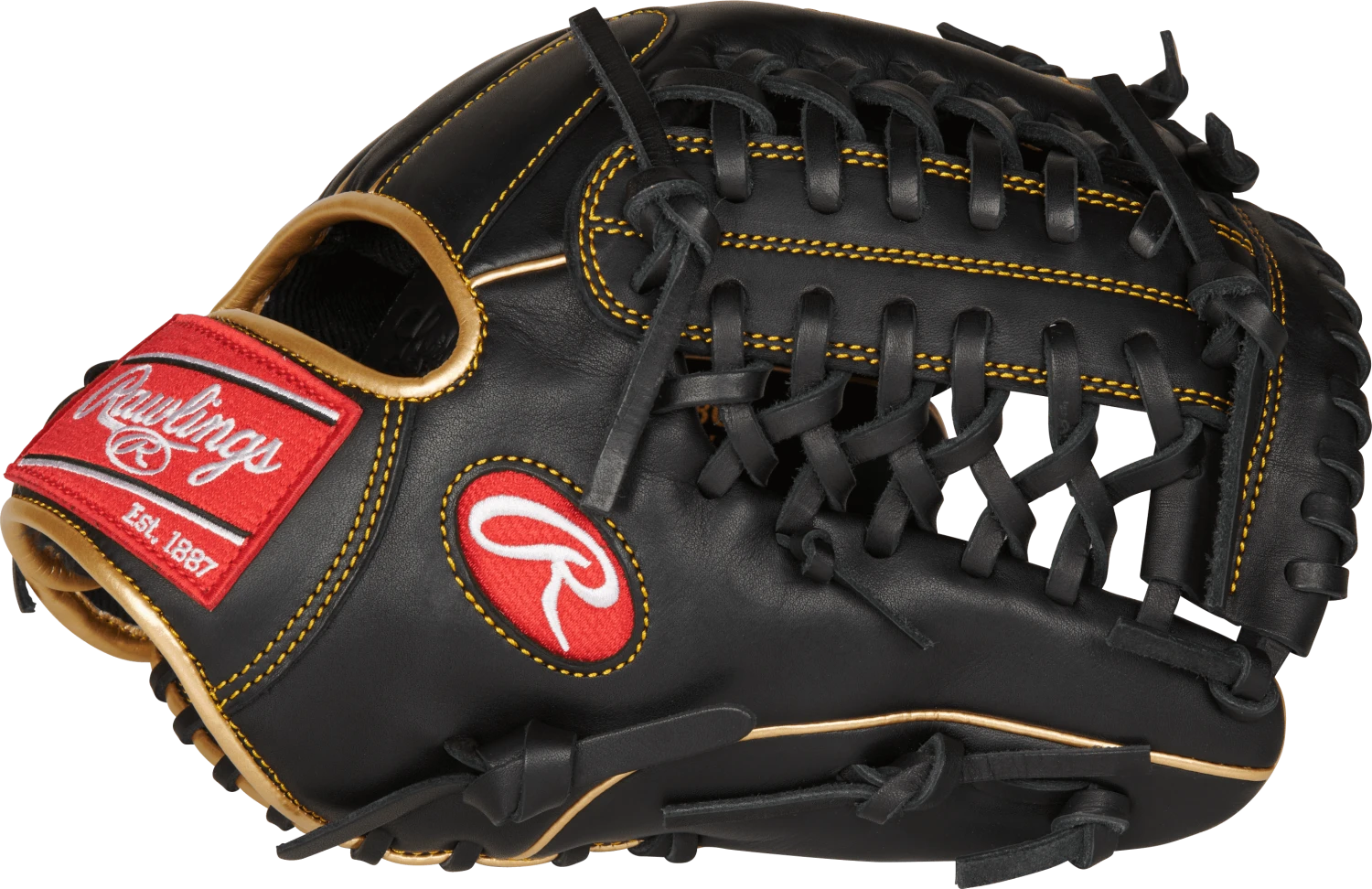 Rawlings R9 11.75" Infield/Pitcher's Baseball Glove: R9205-4BG - Image 3