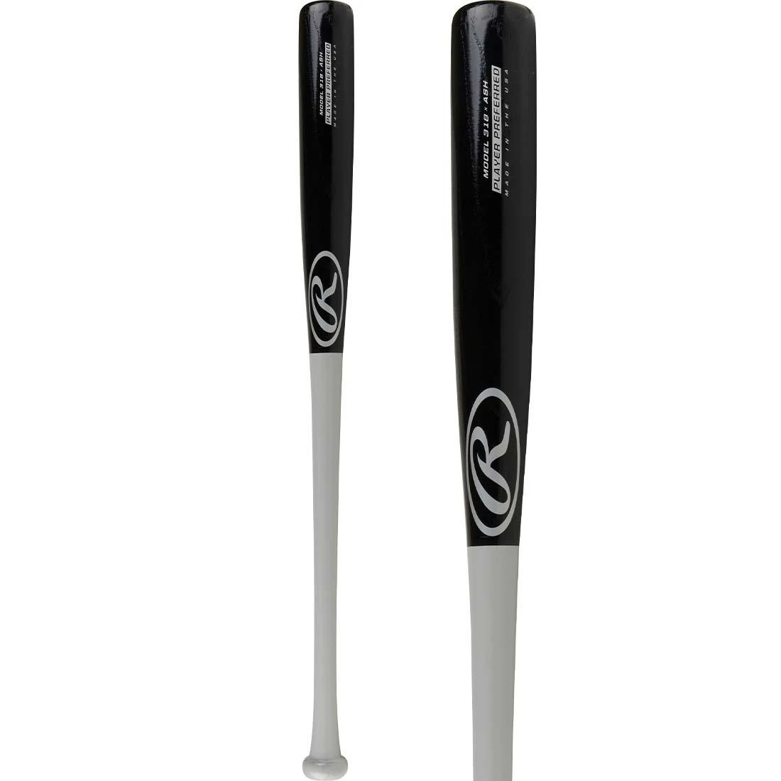 Rawlings Player Preferred 318 Ash Wood Baseball Bat: 318RAW