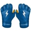 Bruce Bolt PREMIUM PRO Short Cuff Batting Gloves: Royal